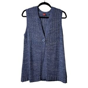Olsen Blue One Button Vest 10